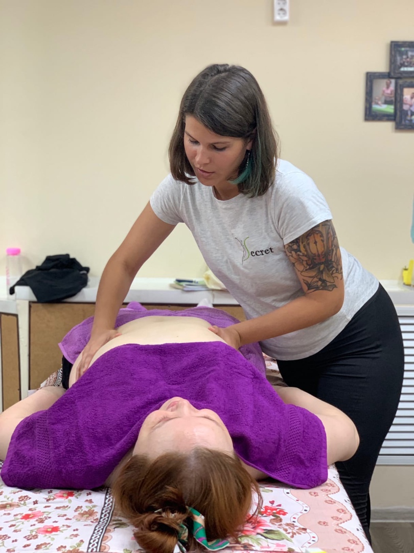 Массаж живота